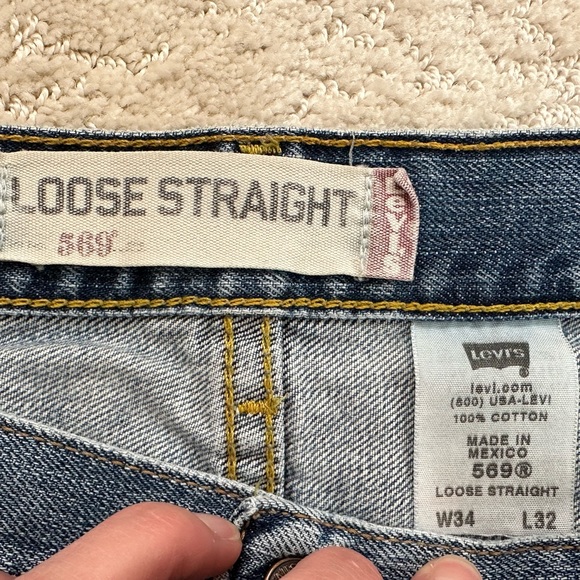 Vintage Levi’s Faded Baggy Bootcut Jeans Light Rigid Straight - Picture 6 of 13